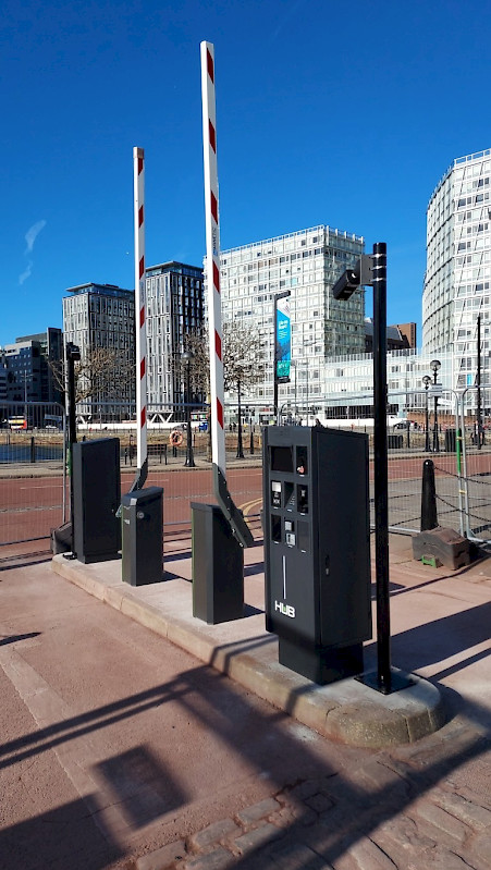 parking island by HUB UK at Royal Albert Dock in Liverpool, UK