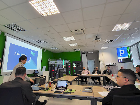 riunione in sede HUB