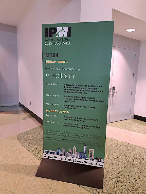 roll up with IPMi 2025 panel information including FAAC Parking Solutions 