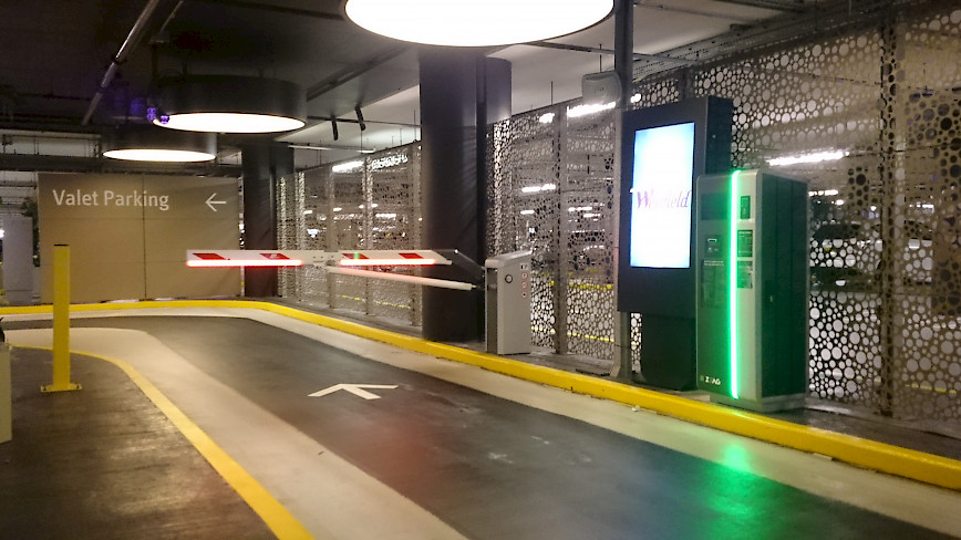 Westfield entry lanes