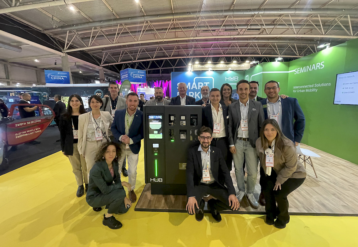 HUB Parking and Parklick team at Smart City Expo and Tomorrow.Mobility