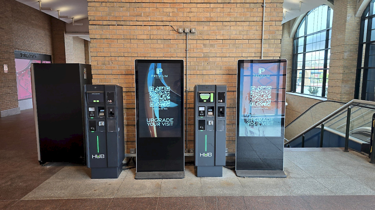 HUB Automatic Pay Station of Premium Parking in The Trafford Centre