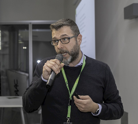 Simone Sandri FP, head of R&D software platform at HUB Parking Technology headquarter in Italy