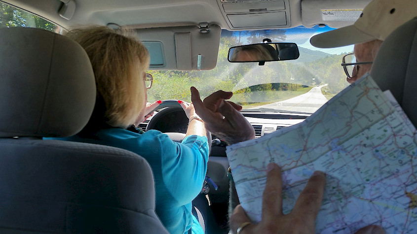 Using gps and a map family fun will take a trip