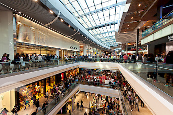 Westfield shopping center inside