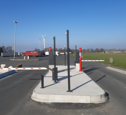 island for heavy goods vehicles