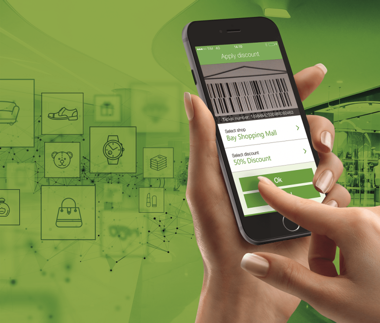 Screen of a cell phone with the J4M application running